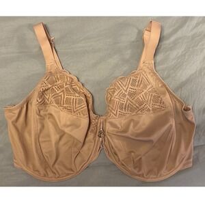 Elomi Women Nude Full Coverage Underwire Bra Size 38M Full Figure